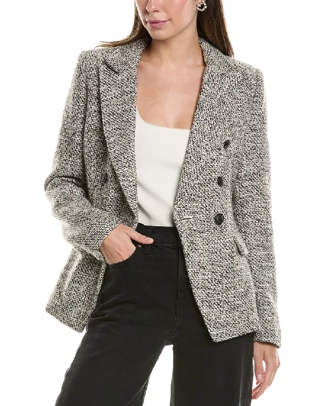 rag & bone Preston Tweed Blazer Oversized Blazer Look