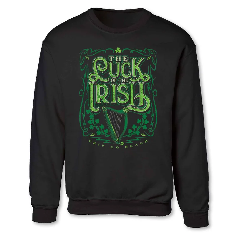 Luck of the Irish Sweatshirt Comfort Hoodie Sweatshirt