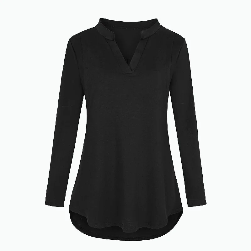 V-Neck Long Sleeved Breastfeeding Shirts