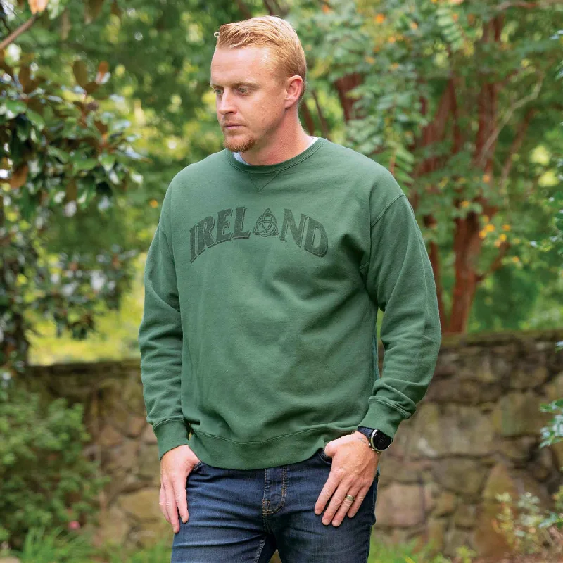 Ireland Sweatshirt with Trinity Knot Bold Hoodie Sweatshirt