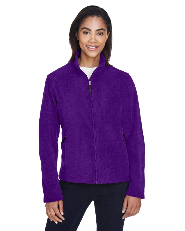 Core 365 Journey Ladies Fleece Jacket | Campus Purple Best women's jackets for layering