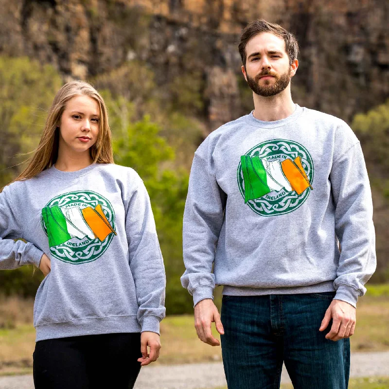 Made In Ireland Sweatshirt Fleece Zip-up Hoodie