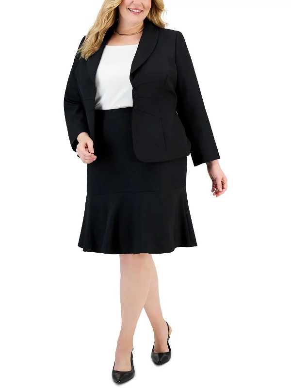 Plus Womens Office Business Double-Breasted Blazer Stylish Women’s Blazers