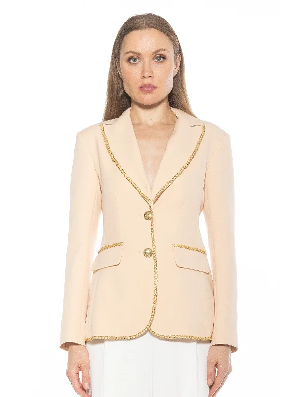 Janet Blazer Blazer with Lapel