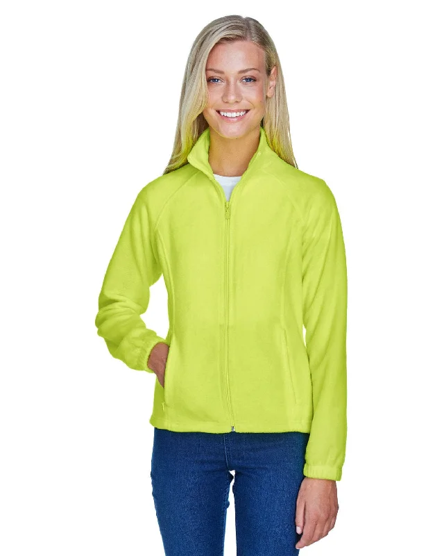 Harriton Ladies Full-Zip Fleece Jacket | Safety Yellow Women's must-have jackets