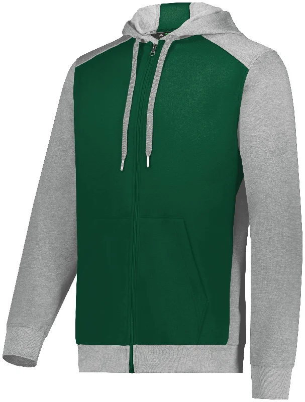 DARK GREEN/GREY HEATHER