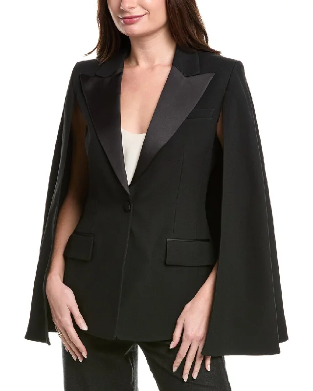 Michael Kors Collection Sable Tuxedo Cape Blazer Fashionable Women’s Blazer