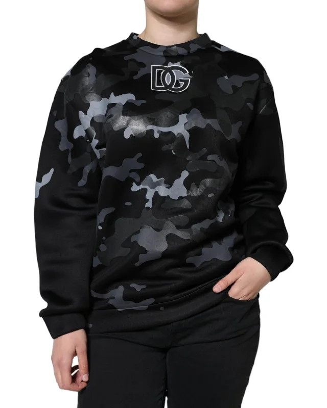 Dolce & Gabbana  Women's Camouflage Sweatshirt Budget-friendly sweaters