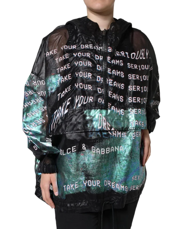 Dolce & Gabbana  Take Your Dreams Seriously Iridescent Jacket Travel-friendly sweaters