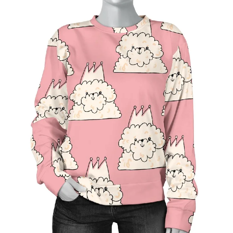 Bichon Frise Dog Print Pattern Women's Sweatshirt Kids' sweaters