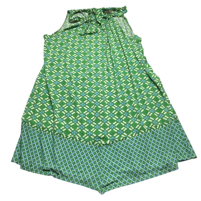 Dress Casual Midi By Taylor In Green, Size: Xl Polka Dot Midi