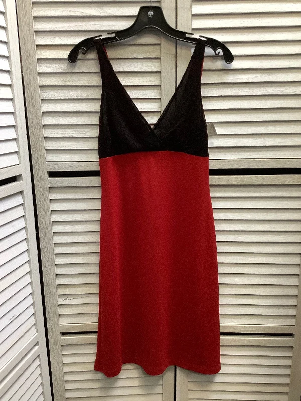 Dress Party Midi By Guess In Red, Size: M Classic Midi Skirt